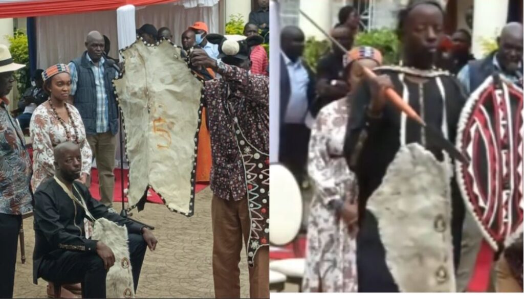 Raila Odinga’s son, Raila Odinga Junior, has formally been installed as the head of the Raila Odinga family.
