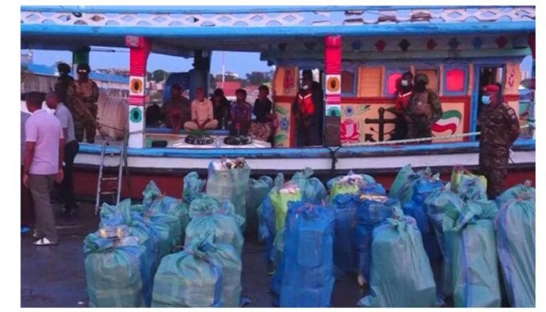 Six Iranians arrested as Kenya Navy intercepts vessel with drugs worth Ksh.8.2 billion