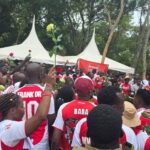 Arsenal fans visit Raila grave at Kang'o ka Jaramogi, Bondo to pay homage