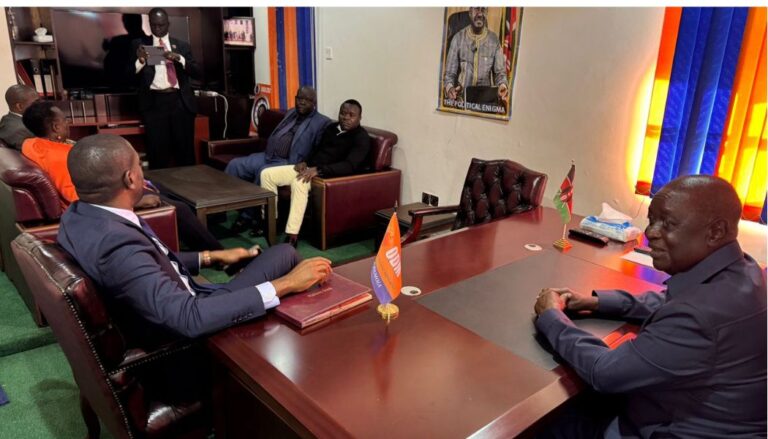 Siaya Senator Oburu Odinga on Monday, October 27, held his first meeting as the Orange Democratic Movement (ODM) acting party leader.