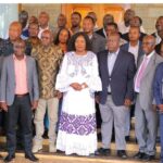 Fred Matiang’i, on Monday, October 27, led a delegation of leaders from Kisii and Nyamira counties to condole with the family of the late Raila Odinga.