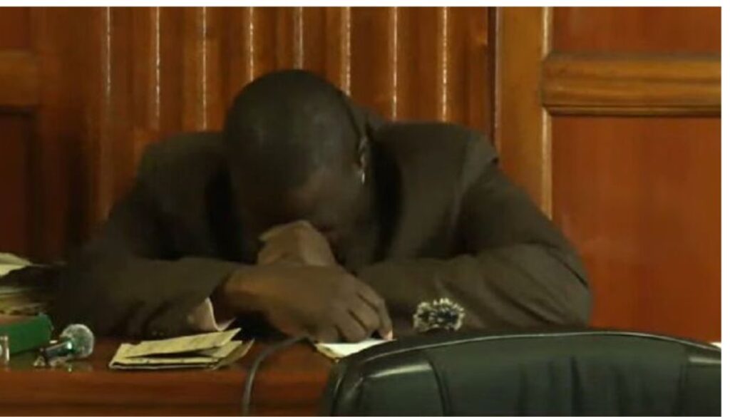 Former Kayole OCS breaks down in court while testifying in a murder case