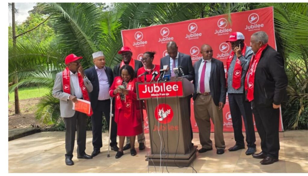 The Jubilee Party has appointed the former Interior Cabinet Secretary, Fred Matiang'i, as its Deputy Party Leader.