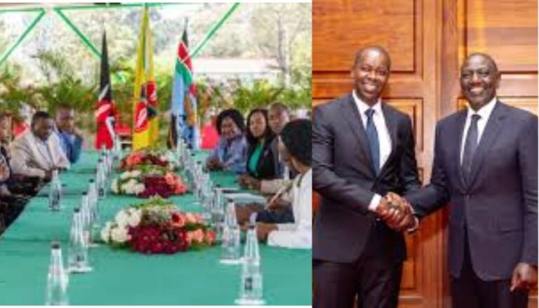 President William Ruto has praised Mwingi West MP Charles Ngusya Nguna for joining his administration in what the Head of State described as a bold move