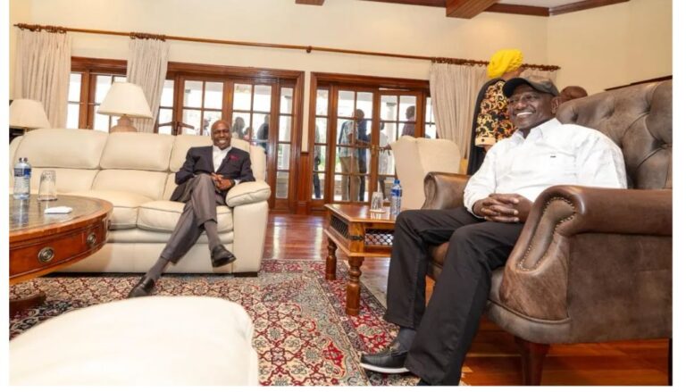 Gideon Moi hosts President Ruto at Kabarak home