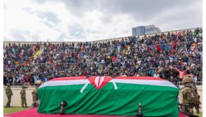Two people died in Nyayo stampede during Raila's body viewing