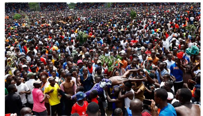 Dozens of mourners injured at Raila memorial, Red Cross official says