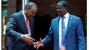 Former President Uhuru Kenyatta has joined Kenyans in mourning the late ODM leader Raila Odinga, describing him as a towering statesman and a personal friend.