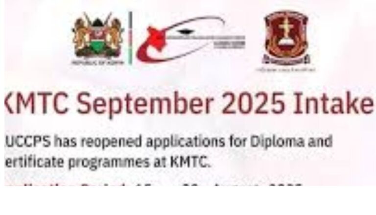KUCCPS announces application deadline for KMTC courses