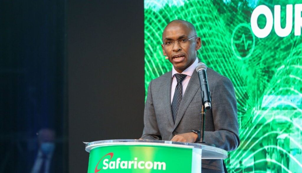 Kenyan telecoms company Safaricom reported a 55% rise in its half-year profit on Thursday, helped by a smaller loss in key expansion market Ethiopia.