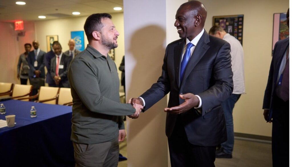Ukrainian President Volodymyr Zelenskyy on Thursday, November 6, revealed that he held discussions with President William Ruto on bilateral cooperation