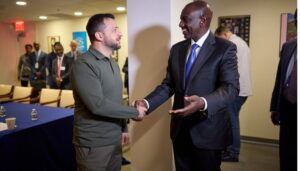 Ukrainian President Volodymyr Zelenskyy on Thursday, November 6, revealed that he held discussions with President William Ruto on bilateral cooperation