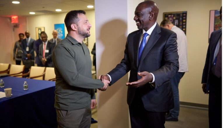 Ukrainian President Volodymyr Zelenskyy on Thursday, November 6, revealed that he held discussions with President William Ruto on bilateral cooperation
