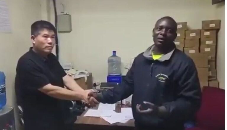 A Kenyan worker who was seen being assaulted by his employer, a Chinese national, in a widely circulated video has come forward to publicly forgive his boss.