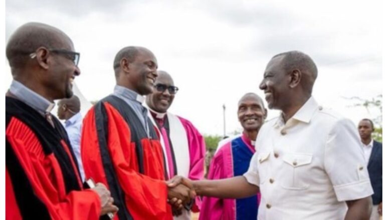 President William Ruto has pledged to donate Ksh100 million to the Africa Inland Church (AIC). 