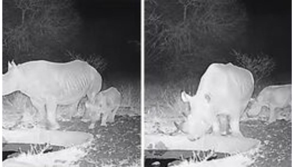 Critically endangered black Rhino born at Chyulu Hills National Park