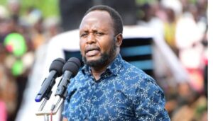 Governor George Natembeya has accused the national government of putting his life at risk after all his security detail assigned to him were withdrawn without explanation