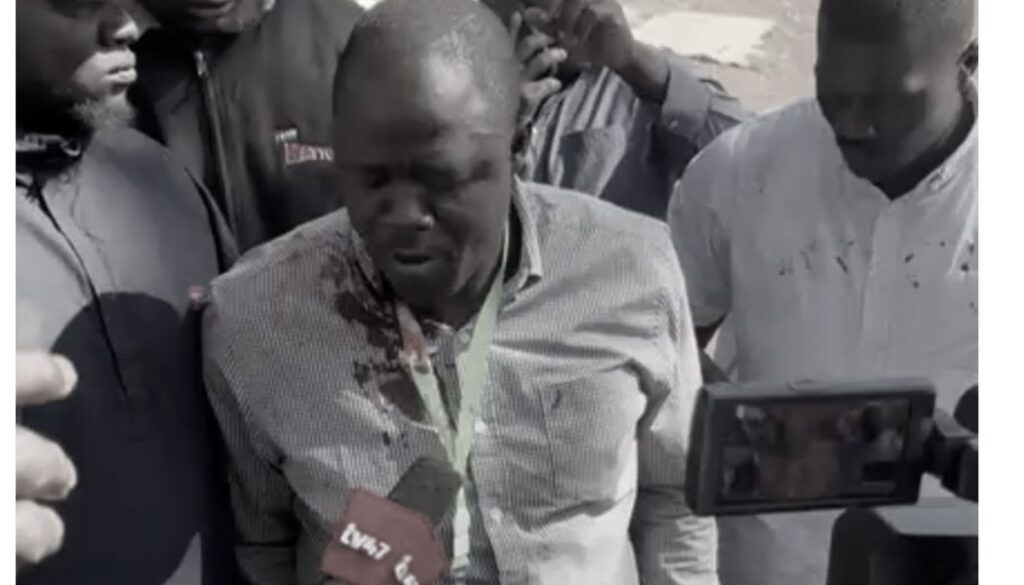 Tension erupted at the Agoro Sare polling centre in Kasipul on Thursday, November 27, after Homa Bay Town MP Peter Kaluma was attacked