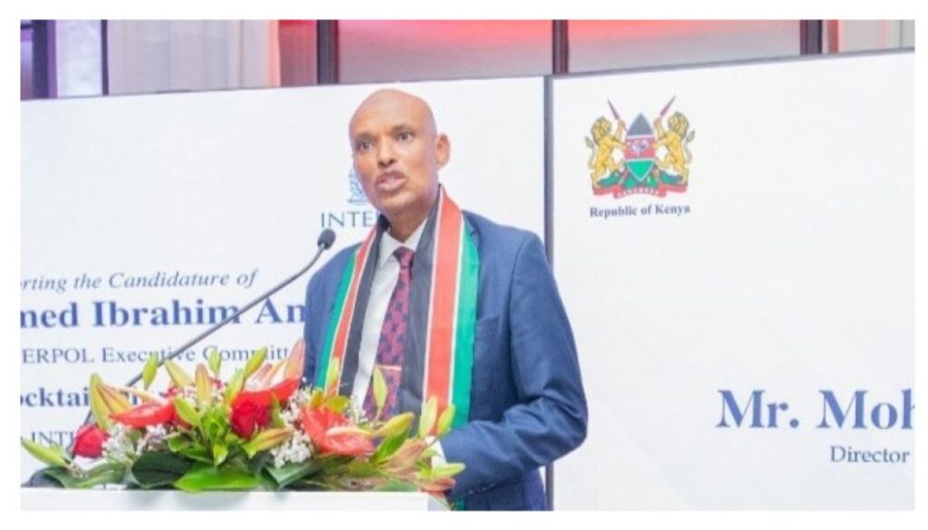 Kenya has achieved a major milestone following the election of Director of Criminal Investigations (DCI) Mohamed Amin as Africa’s Delegate to the INTERPOL Executive Committee.