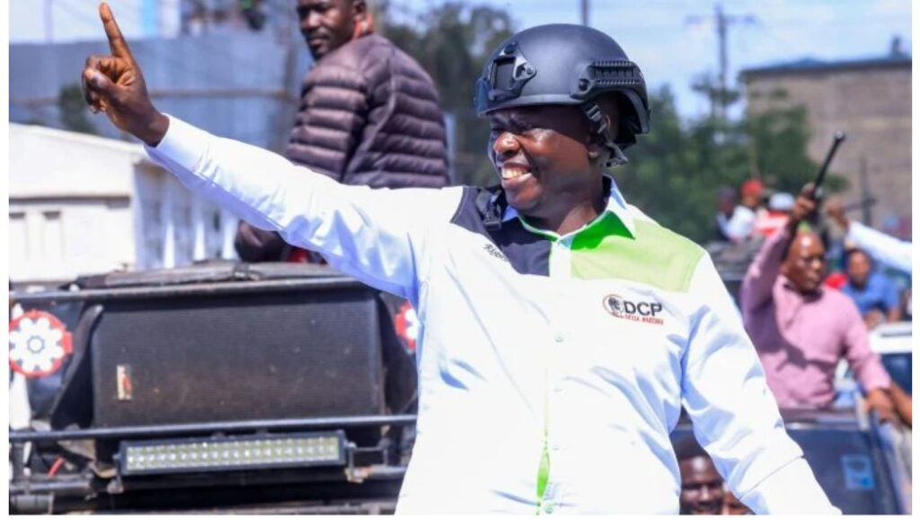 Gachagua has accused the government of deploying goons and police officers to destroy election materials in Narok North following signs of defeat in the ongoing by-elections.