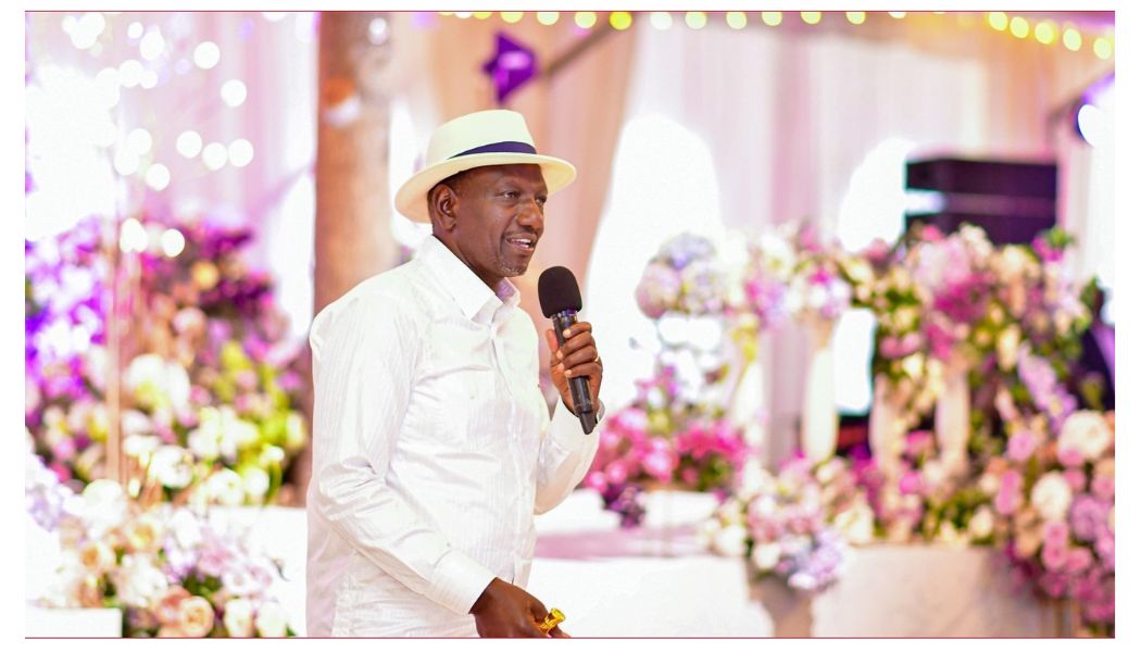 President William Ruto has challenged the young people to get married and start their own families.