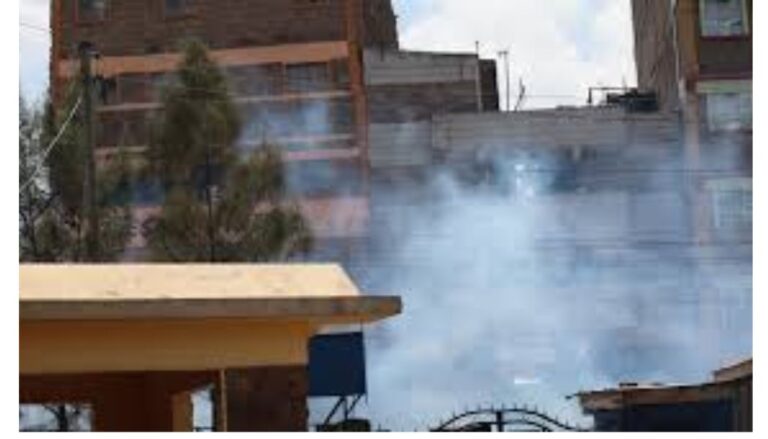 Police explain what transpired in Kariobangi North church teargas incident