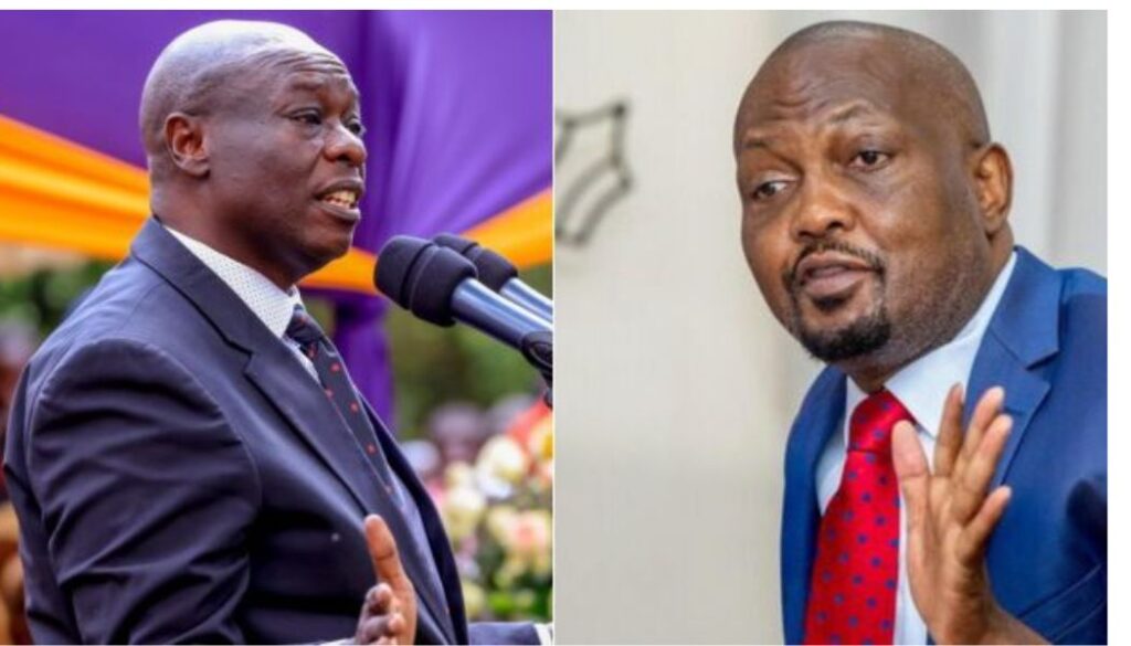 Moses Kuria has claimed that there is a plot to disrupt former Deputy President Rigathi Gachagua’s campaign tour in Mbeere North, Embu County.