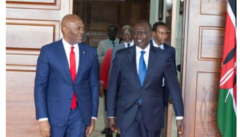 Nigerian Billionaire Tony Elumelu commits $1 billion to infrastructure development in Kenya after meeting President Ruto.
