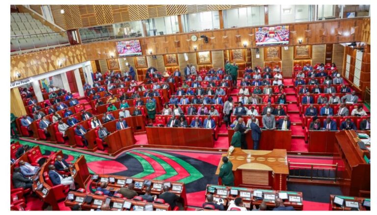 Chaos in Parliament as controversial Privatization Bill passed, MP Mbui suspended after attempt to grab mace.