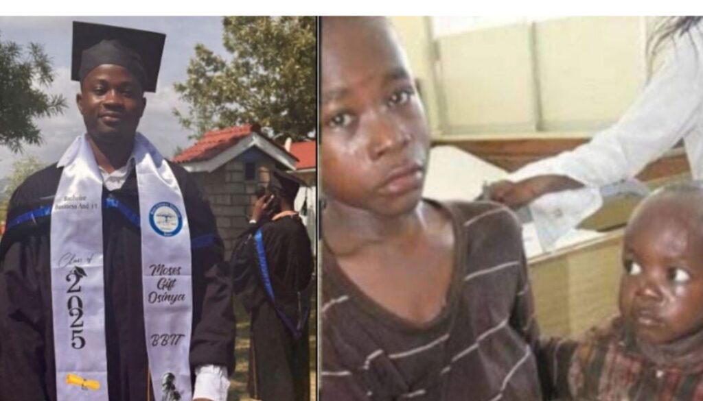 Former Nairobi Governor Mike Sonko's adopted son, Gift Osinya, has graduated from Scott Christian University,