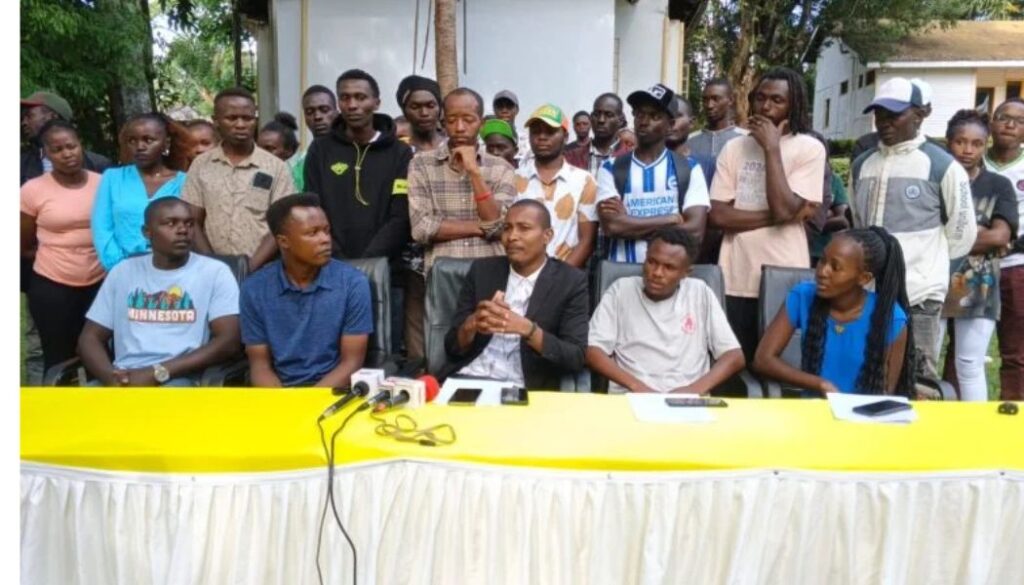 Mt Kenya United Democratic Alliance (UDA) Youth League has launched a direct attack on Democracy for the Citizens Party (DCP) leader Rigathi Gachagua