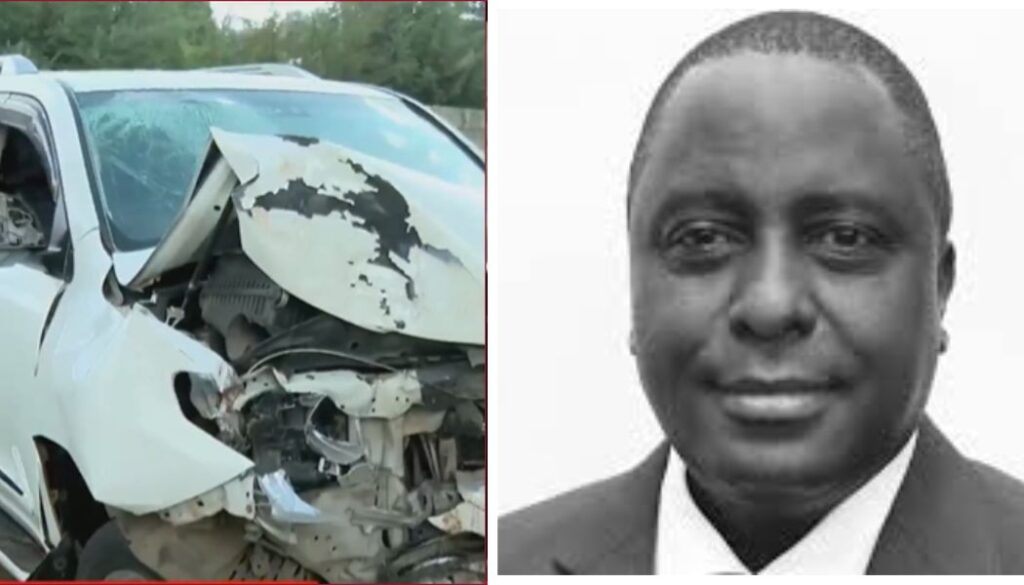Nominated MP Denar Hamisi Joseph died after being involved in a grisly road crash outside his home in Karen.