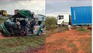 Scores of people are feared dead and others injured in an accident on the Nairobi-Mombasa Highway Sunday morning, December 7.