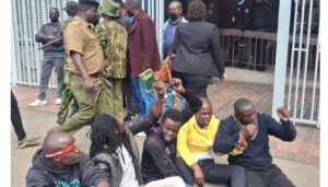 Five human rights defenders were on Tuesday, December 9 arrested outside the Tanzania embassy in Nairobi.