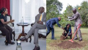 President William Ruto has appointed Truphena Muthoni as an Ambassador of the 15 Billion Tree Planting Campaign.