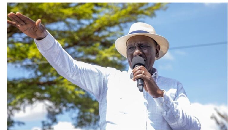 President William Ruto has hit back at Wiper leader after he claimed he was the one who launched the construction of the Kibwezi-Maua road.