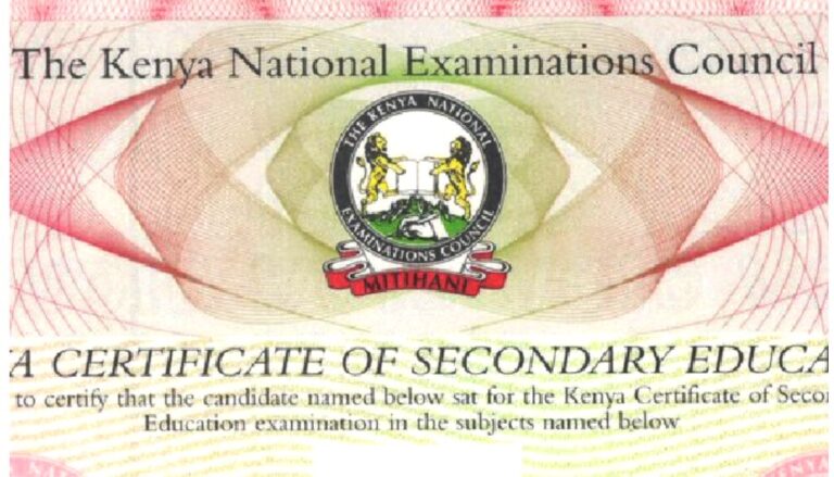 Kenya National Examination Council (KNEC) has announced that the 2024 KCSE examination certificates have been dispatched to all schools