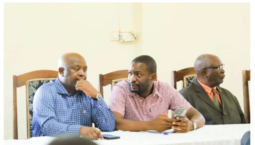 ODM Secretary General Edwin Sifuna and Deputy Party Leader Godfrey Osotsi were no show as the ODM party held a leaders' consultative meeting