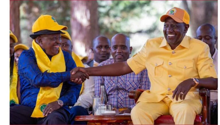 Nyeri governor Mutahi Kahiga could not expressly state his support for President William Ruto's re-election after he was put to task by Embu governor Cecily Mbarire. 