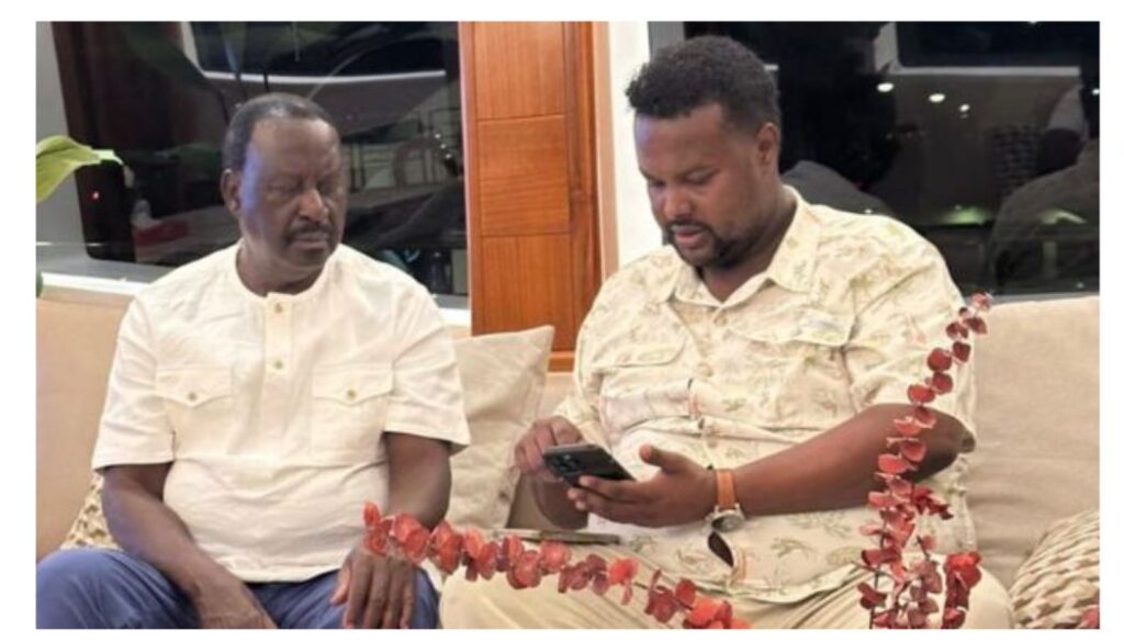 Oketch Salah has broken his silence to address accusations and speculation surrounding his relationship with the late Raila Odinga.