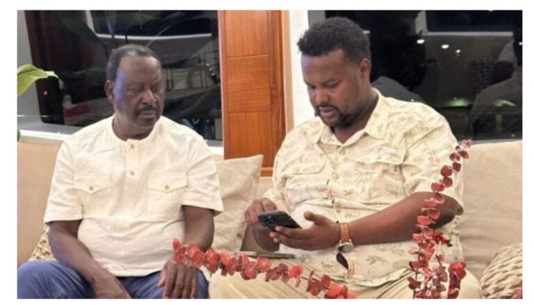 Oketch Salah has broken his silence to address accusations and speculation surrounding his relationship with the late Raila Odinga.