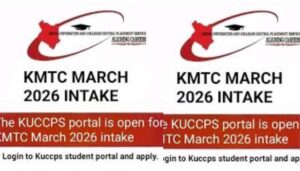 KUCCPS) has issued a final call to prospective students seeking admission to the Kenya Medical Training College (KMTC) March 2026 intake.