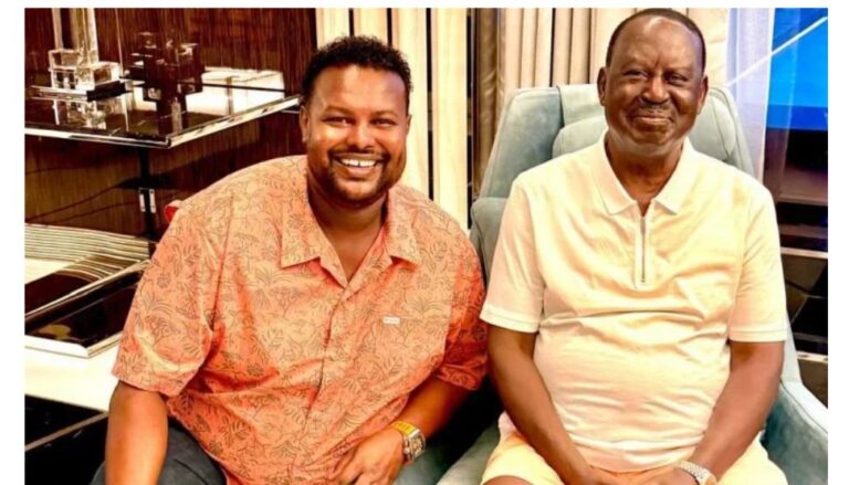 Businessman Oketch Salah has insisted that he is the adopted son of former Prime Minister Raila Odinga and that Winnie Odinga was his small sister.