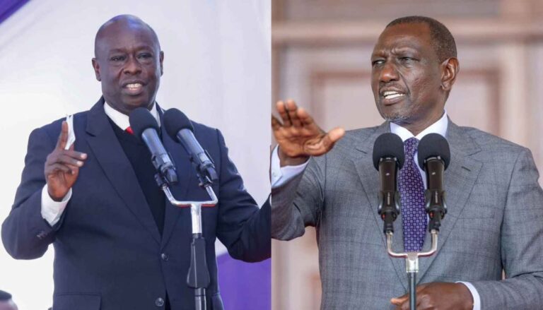 Ruto hits out at Gachagua over placement of students in Mt. Kenya schools