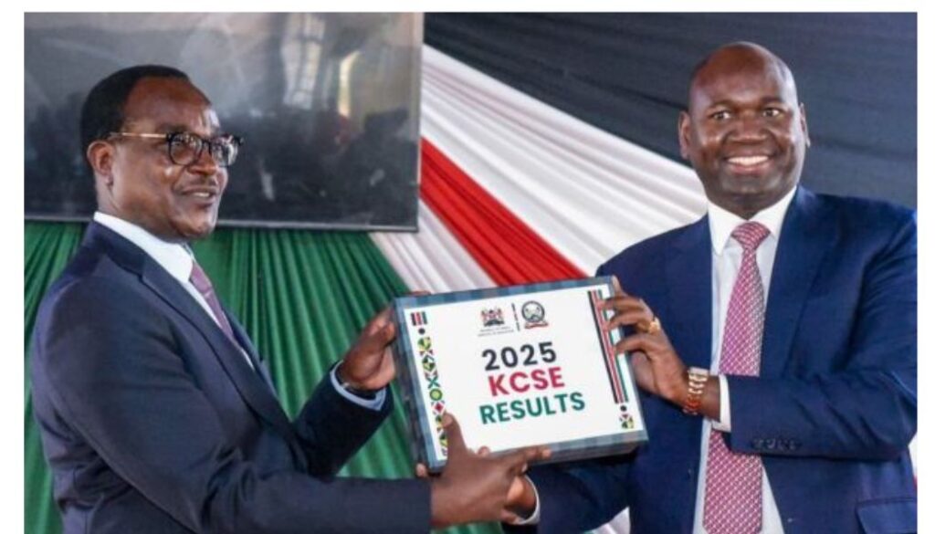 Education Cabinet Secretary Julius Ogamba has released the 2025 Kenya Certificate of Secondary Education (KCSE) examination results.