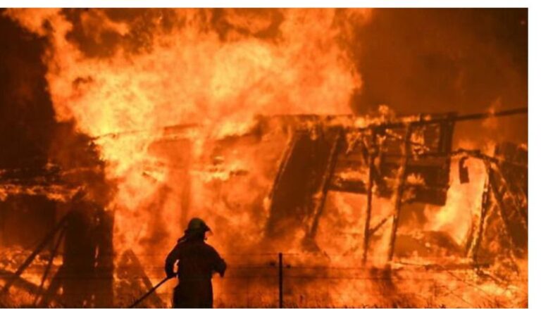 Three family members burnt to death in a house fire in Kericho