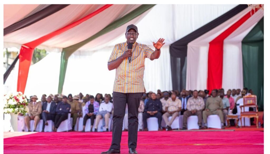President William Ruto has said the government cannot entirely offset costs for education on behalf of parents.