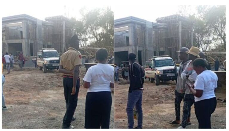 Two people dead, scores trapped as building collapses in Karen