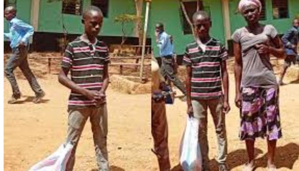 A Grade 10 student has stunned the community at Oriwo Boys High School in Homa Bay County after reporting to school barefoot