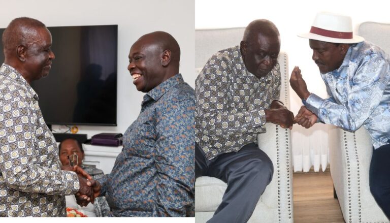 Oburu Oginga meets with Kalonzo and Gachagua in Machakos